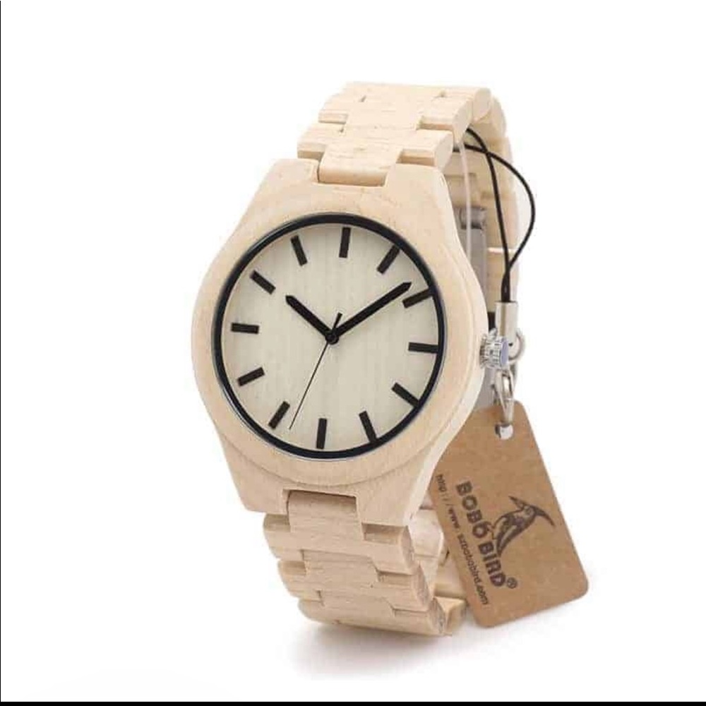 Mens Luxury Natural Wooden Watch (BRAND NEW) - Picture 3 of 4